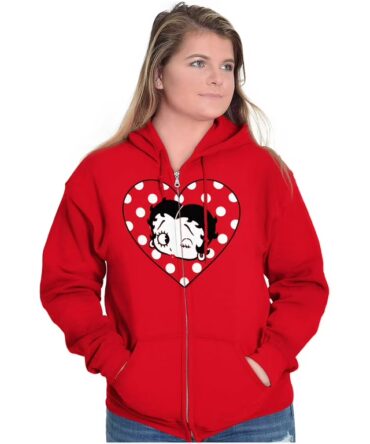Betty Boop Hoodie Zip Hoodie 3D 5i